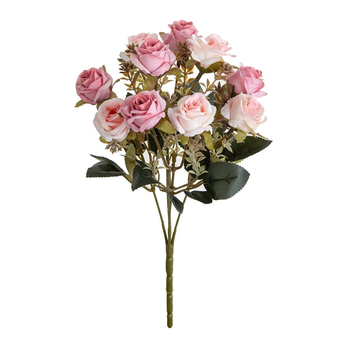 Artificial Silk Rose Carnation Bouquet | Wedding & Home Decor