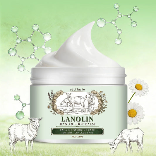 Ottilavie Lanolin Hand & Foot Cream | Travel Size Moisturizer Hand & Foot Cream Oasis Select