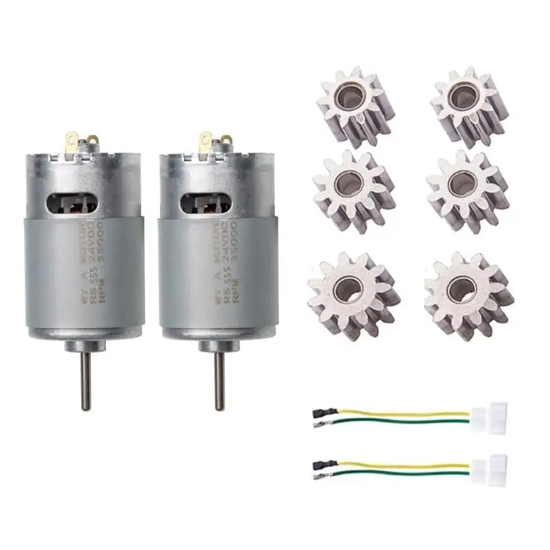 24V RS555 Upgrade Motor for Kids Ride-On Car – 2-Pack