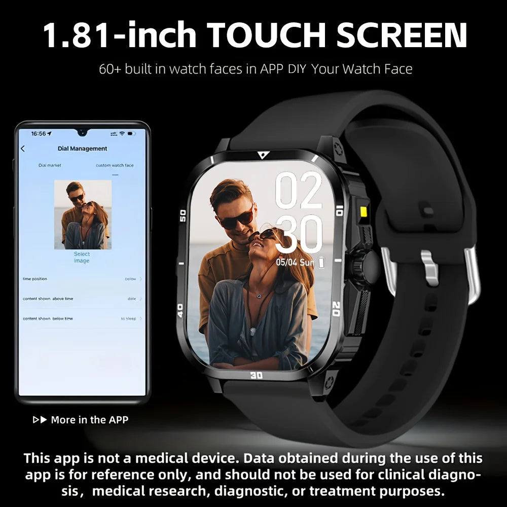 ERUN Smartwatch 2.01" Touch Screen | Android & iPhone