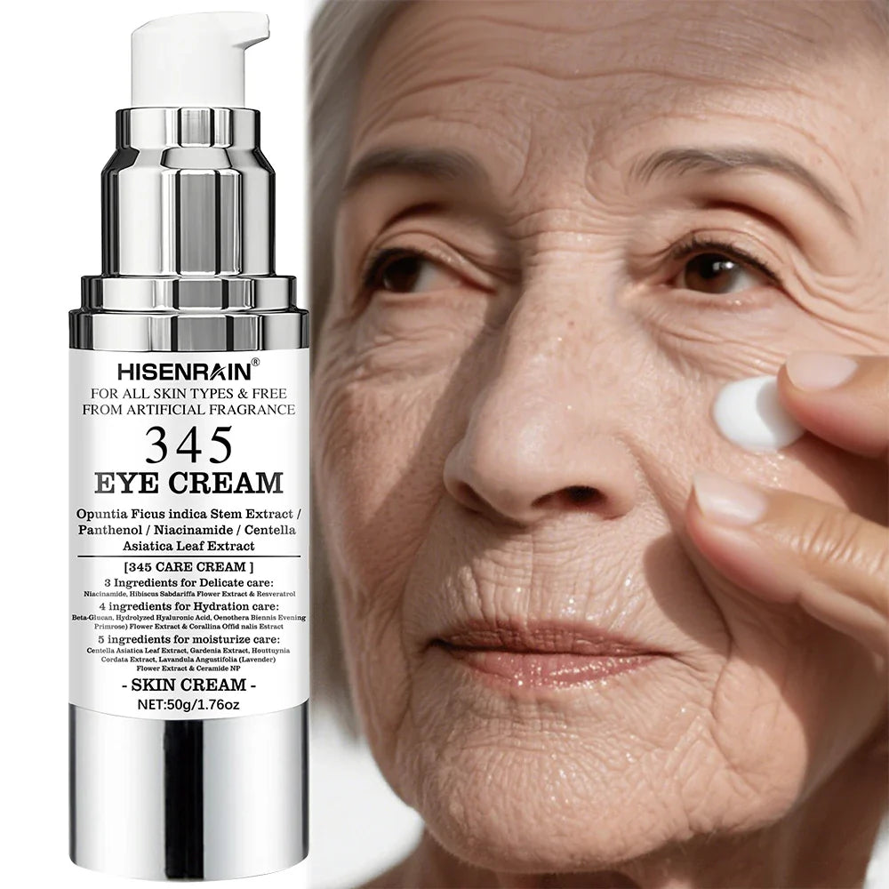HISENRAIN 345 Eye Cream – Hydrating Anti-Aging for All Skin Types