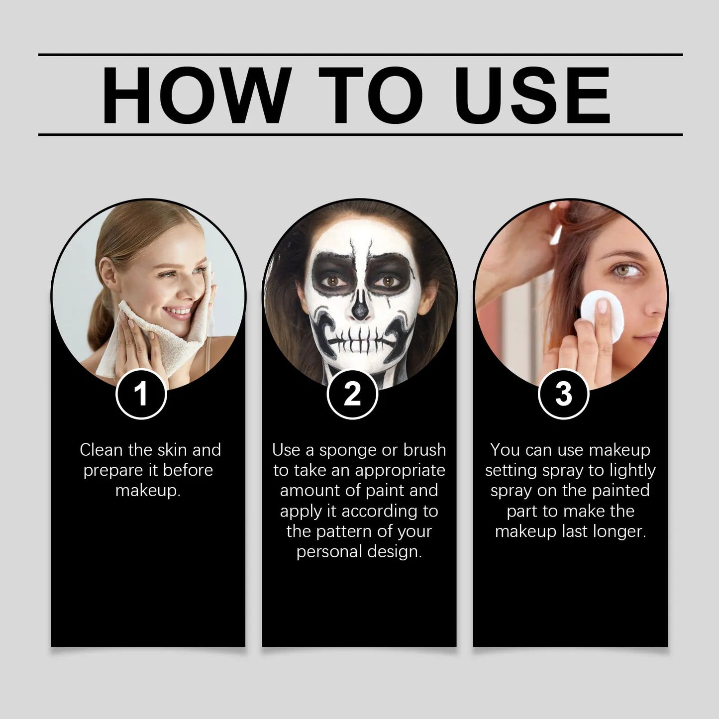 EelHope Halloween Face & Body Paint Stick – Waterproof Cosplay