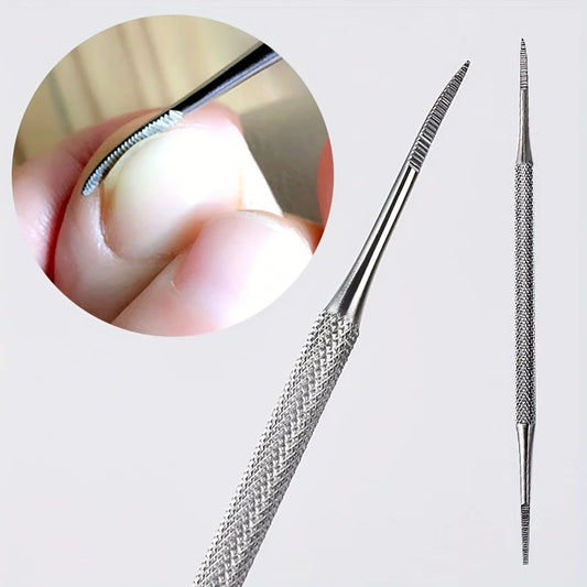 Stainless Steel Nail File, Manicure File, Multifunctional Nail Art Pen, Nail File Tool Peaceful Pleasures Health and Wellness