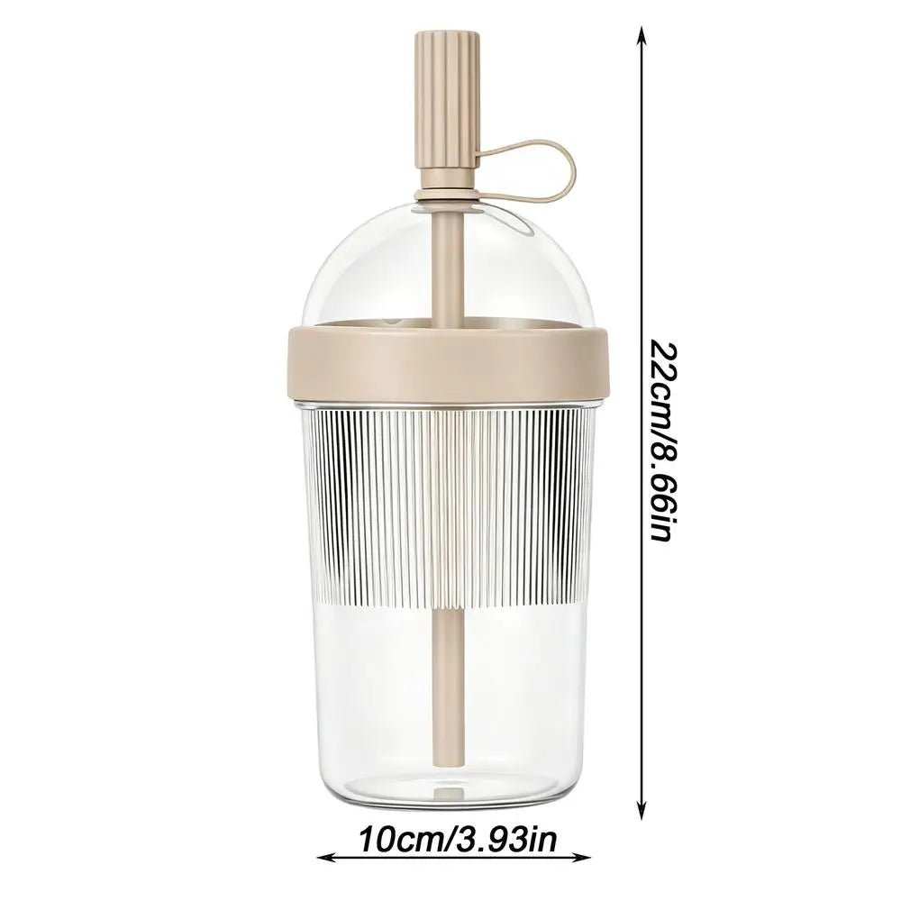 17oz Reusable Coffee Tumbler with Lid & Straw | Cold Drink