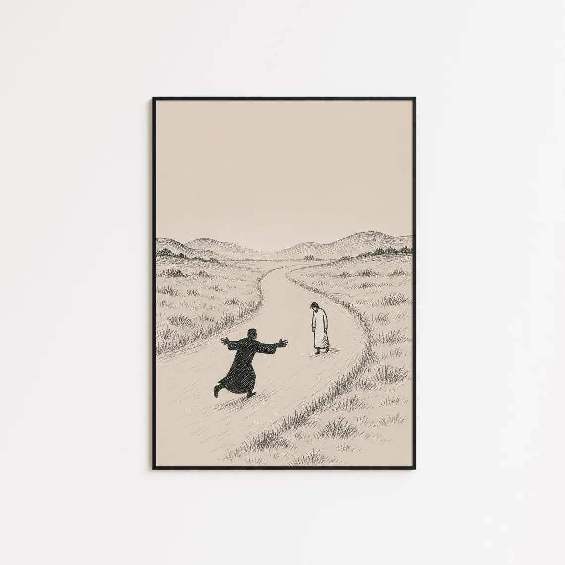 Prodigal Son Christian Canvas Wall Art | Forgiveness Poster