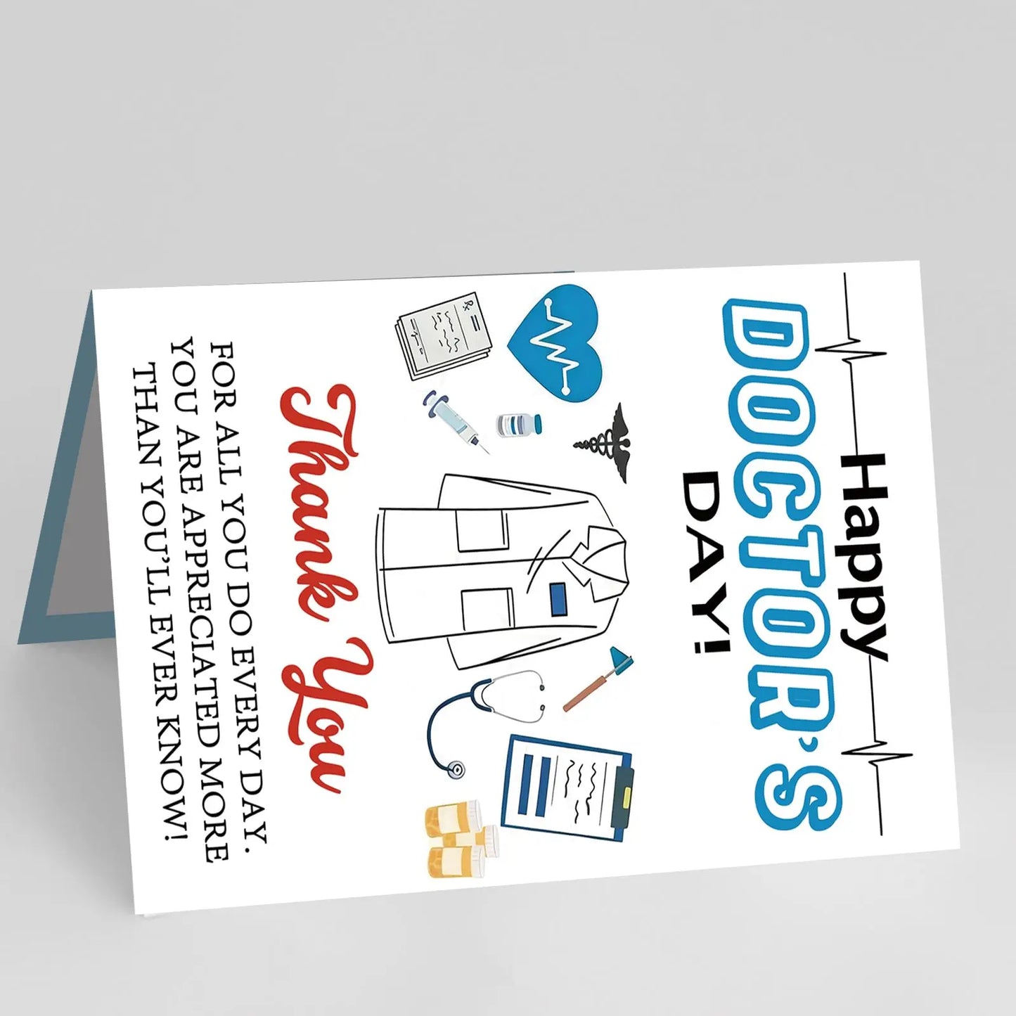 Doctor's Day Appreciation Card – Thank You Gift for Physicians