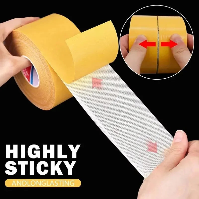 Heavy Duty Double-Sided Mesh Tape – Waterproof & Traceless