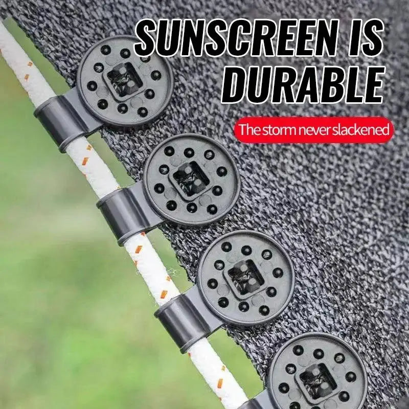 Heavy-Duty Shade Cloth Lock Grip Clips | Windproof Awning Clamps Shade Cloth Clips Peaceful Pleasures Health and Wellness