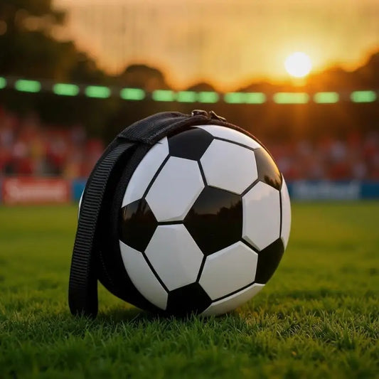 Football Shaped Tinplate Storage Box | Soccer Gift for Kids Tinplate Storage Box Oasis Select