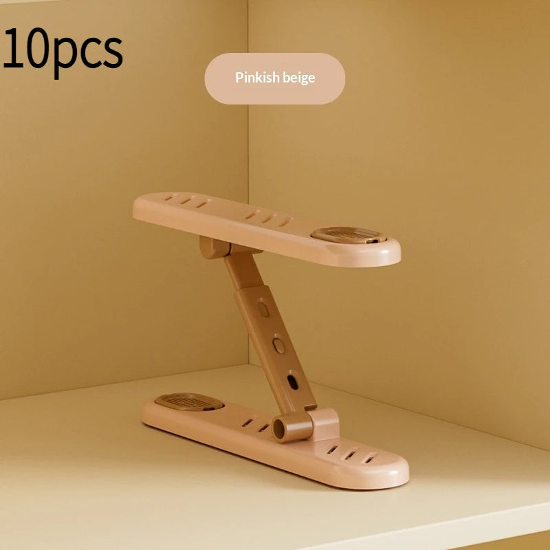 10pcs Aromatherapy Shoe Rack Aromatherapy Double Layer Shoe Organizer Deodorant Shoe Holder Stable for Casual Shoes Rack Student Peaceful Pleasures Health and Wellness Pink 10pcs