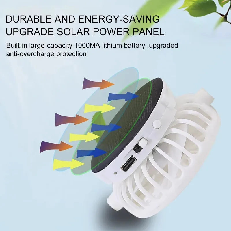 Solar Fan Hat – Cooling Baseball Cap for Hiking & Outdoor Sports