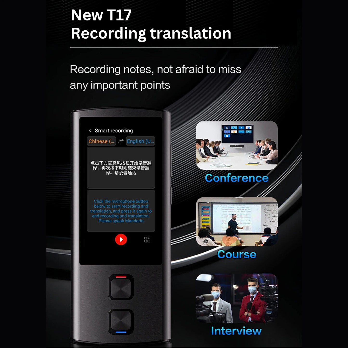 138 Languages Voice Device Translating Text Photo Translate Support