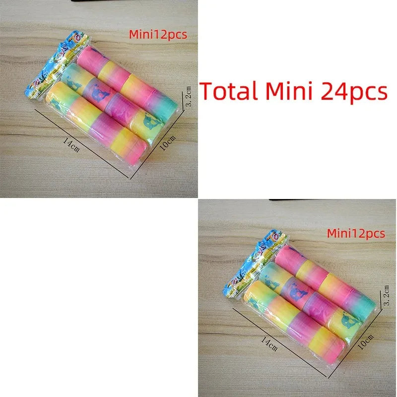24-Pack Rainbow Magic Spring Toys – Kids Party Favors & Fillers