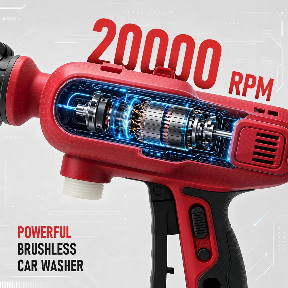 200Bar Electric Car Washer Gun Wireless High Pressure Cleaner Foam Cordless Wash Car Washer for Makita 18V Battery (NO Battery) Peaceful Pleasures Health and Wellness