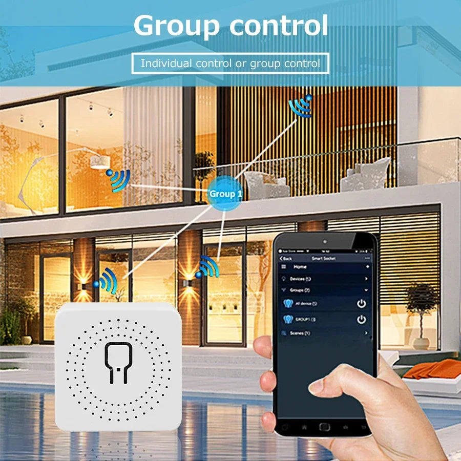 Tuya ZigBee Breaker 433 WiFi Smart Switch 2Way Breaker Relay Module 220V 110V 16A Smart Life Voice Control For Alexa Google Home Peaceful Pleasures Health and Wellness
