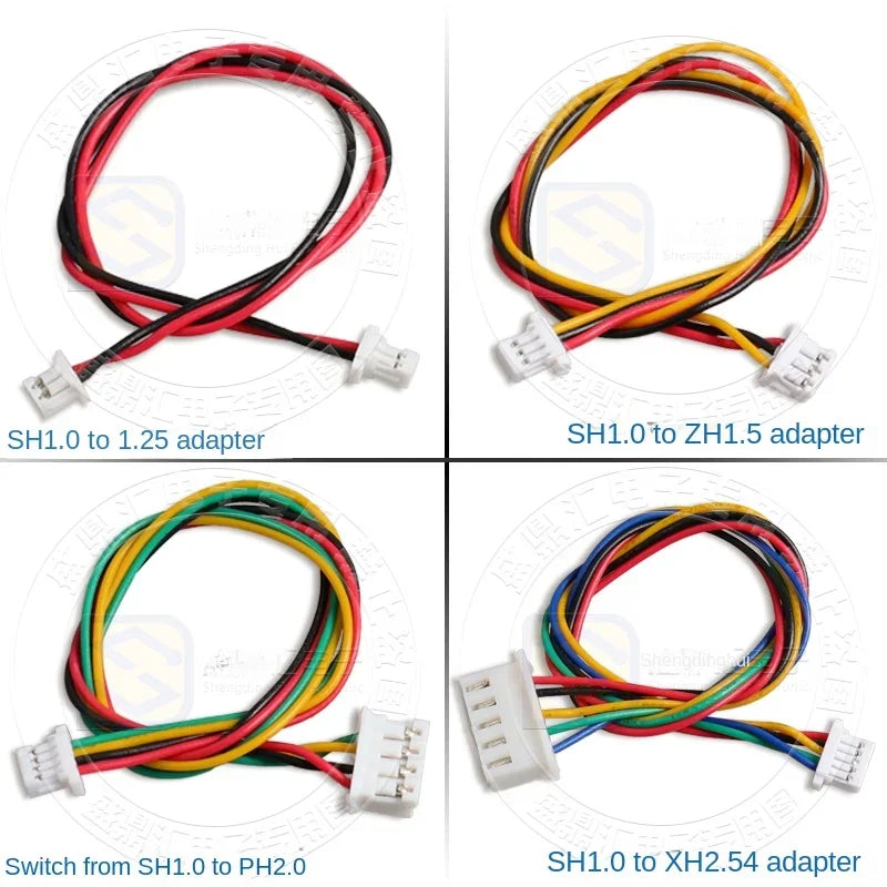 5Pcs SH1.0 JST1.25 ZH1.5 To PH2.0 To XH2.54 Adapter Conversion Terminal Wire Connecting Line Cable 2P 3P 4P 5P 6P Peaceful Pleasures Health and Wellness