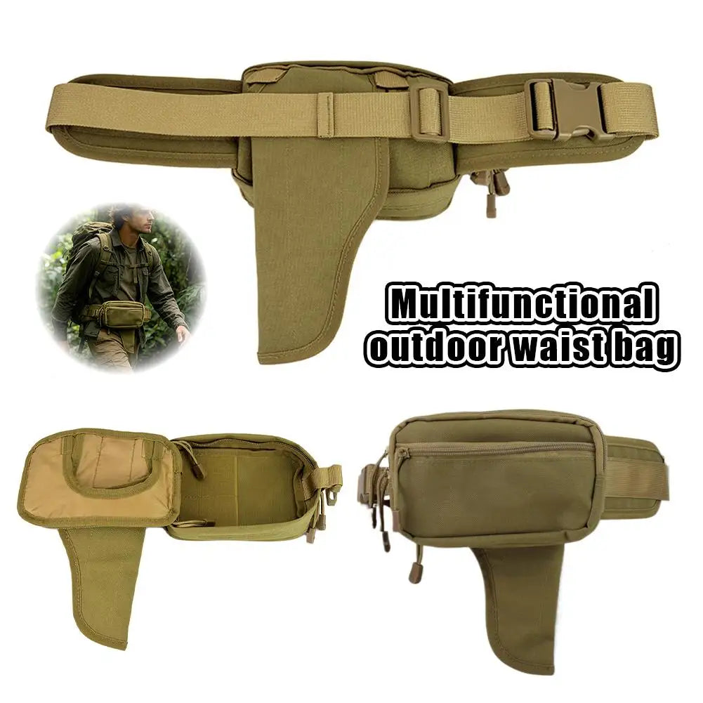 Concealed Carry Fanny Pack – Expandable Canvas EDC Waist Bag
