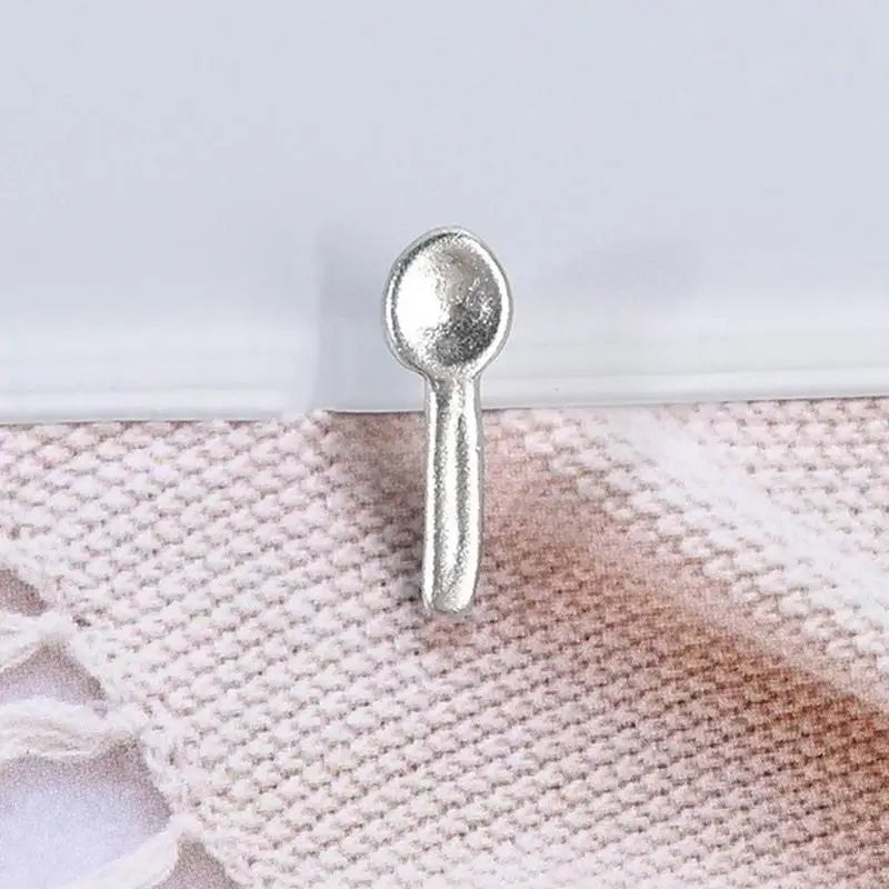 Miniature Coffee Cup Saucer & Spoon Set | Dollhouse Pretend Play