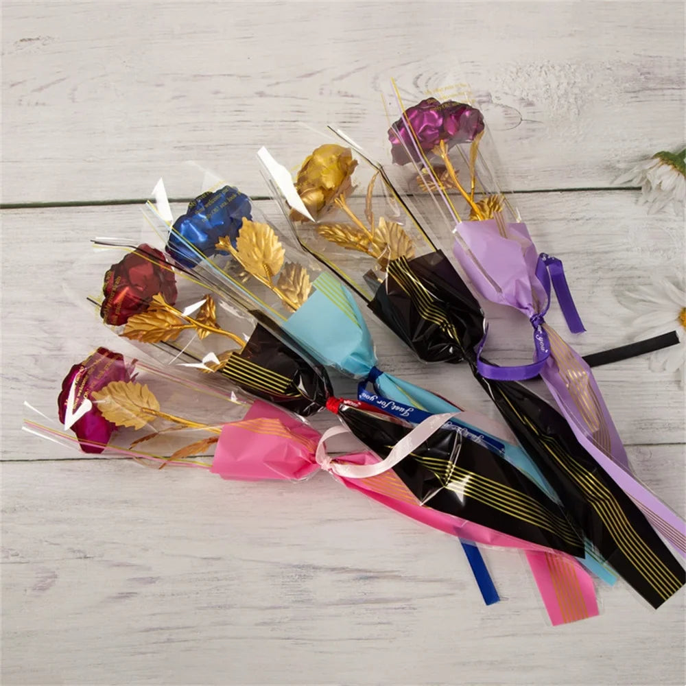 24K Gold Foil Eternal Rose | Luxury Artificial Flower Gift