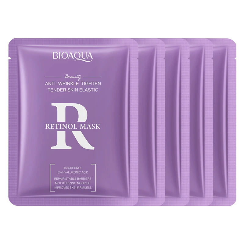 BIOAQUA Retinol Face Mask – Anti-Aging, Moisturizing, Acne Care