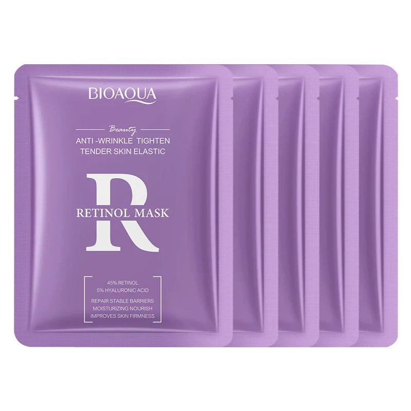 BIOAQUA Retinol Face Mask – Anti-Aging, Moisturizing, Acne