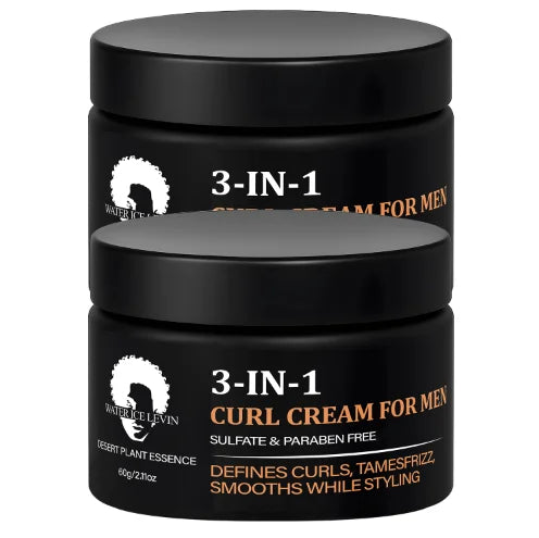 3-in-1 Curl Cream – Sulfate & Paraben Free | Defines & Smooths