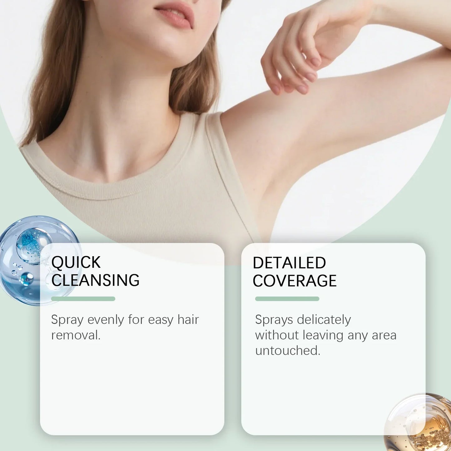 Hair Removal Mousse Spray – Body Growth Inhibitor, 60ml