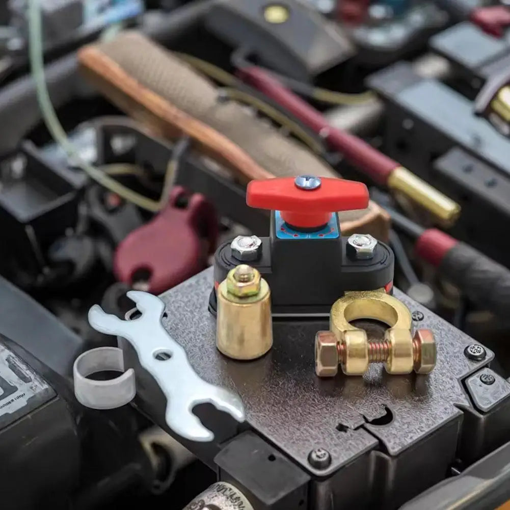 12V 24V Car Battery Disconnect Switch | Bidirectional Rotary