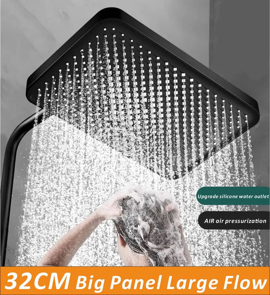 14 Inch Rainfall Shower Head | Ceiling Mounted, Water Saving Rainfall Shower Head Oasis Select