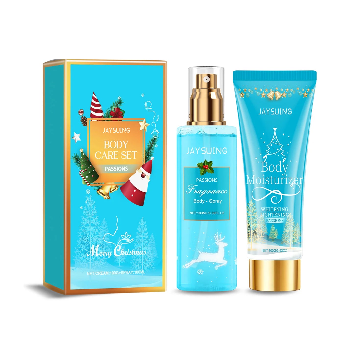 Christmas Scented Body Care Set – Spray & Lotion Gift