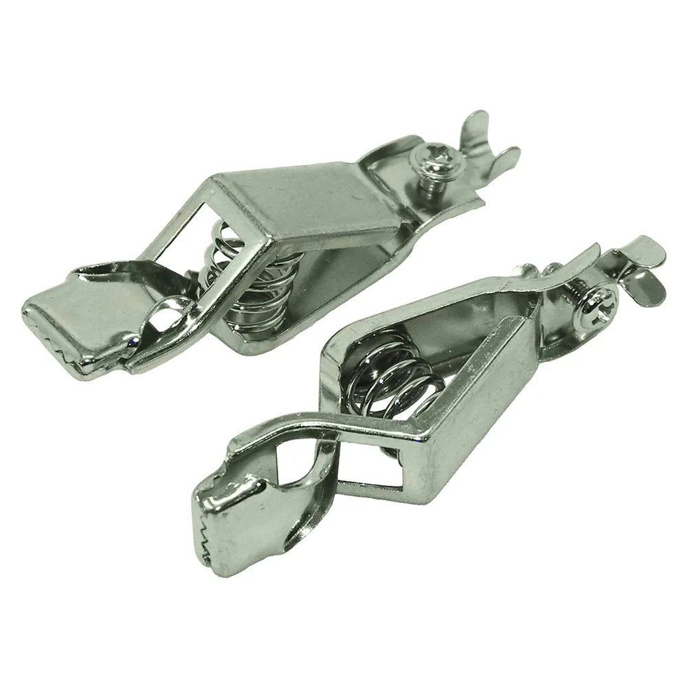 20A Alligator Clips Set of 2 – Nickel-Plated DIY Test Leads
