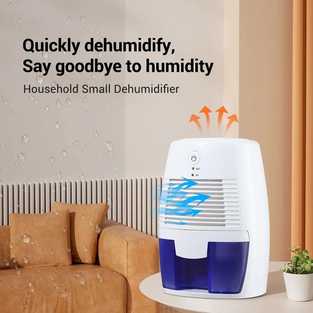 AFDEAL Portable Electric Dehumidifier & Air Purifier 500ml