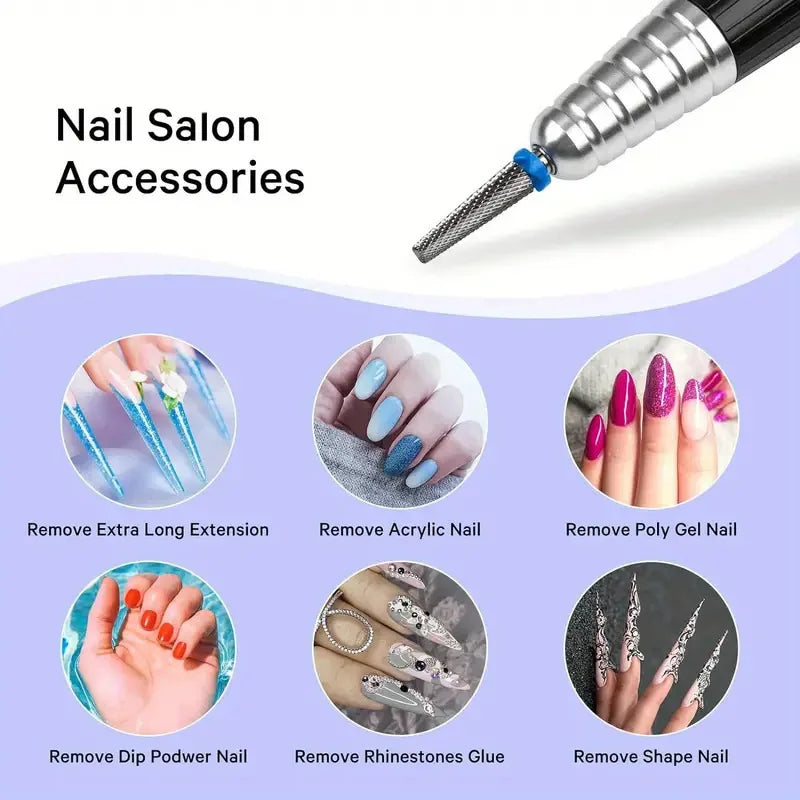 Five-in-one Nail Polishing Head for Removing Nail Polish Polishing Nail Chips and General Nail Polishing Machine Use Peaceful Pleasures Health and Wellness