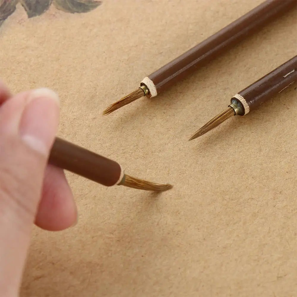 Calligraphy Brush Pen Set – 3 Pcs Weasel Hair Hook Line Pens
