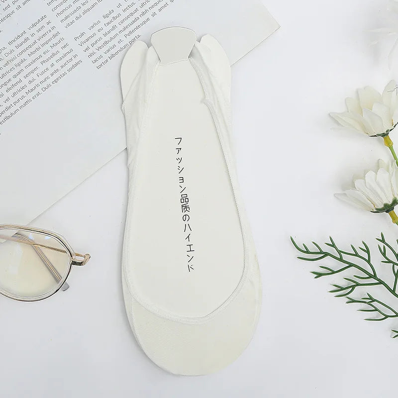 Women's Invisible No-Show Socks | Anti-Slip Ice Silk Low Cut