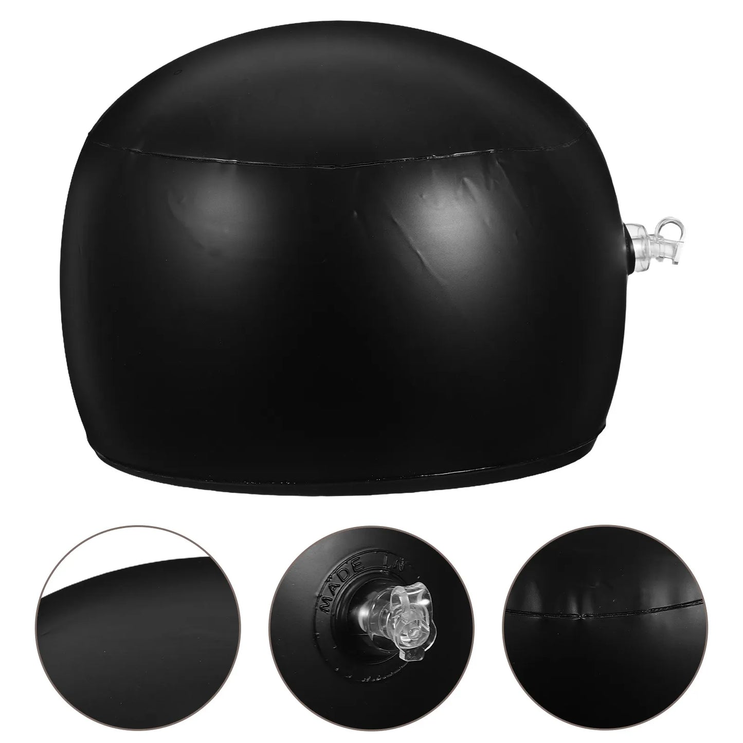 PVC Inflatable Hat Shaper Lightweight Plastic Baseball Cap Inner Support Holder Portable Hat Display Stand Organizer for Travel Peaceful Pleasures Health and Wellness Default Title