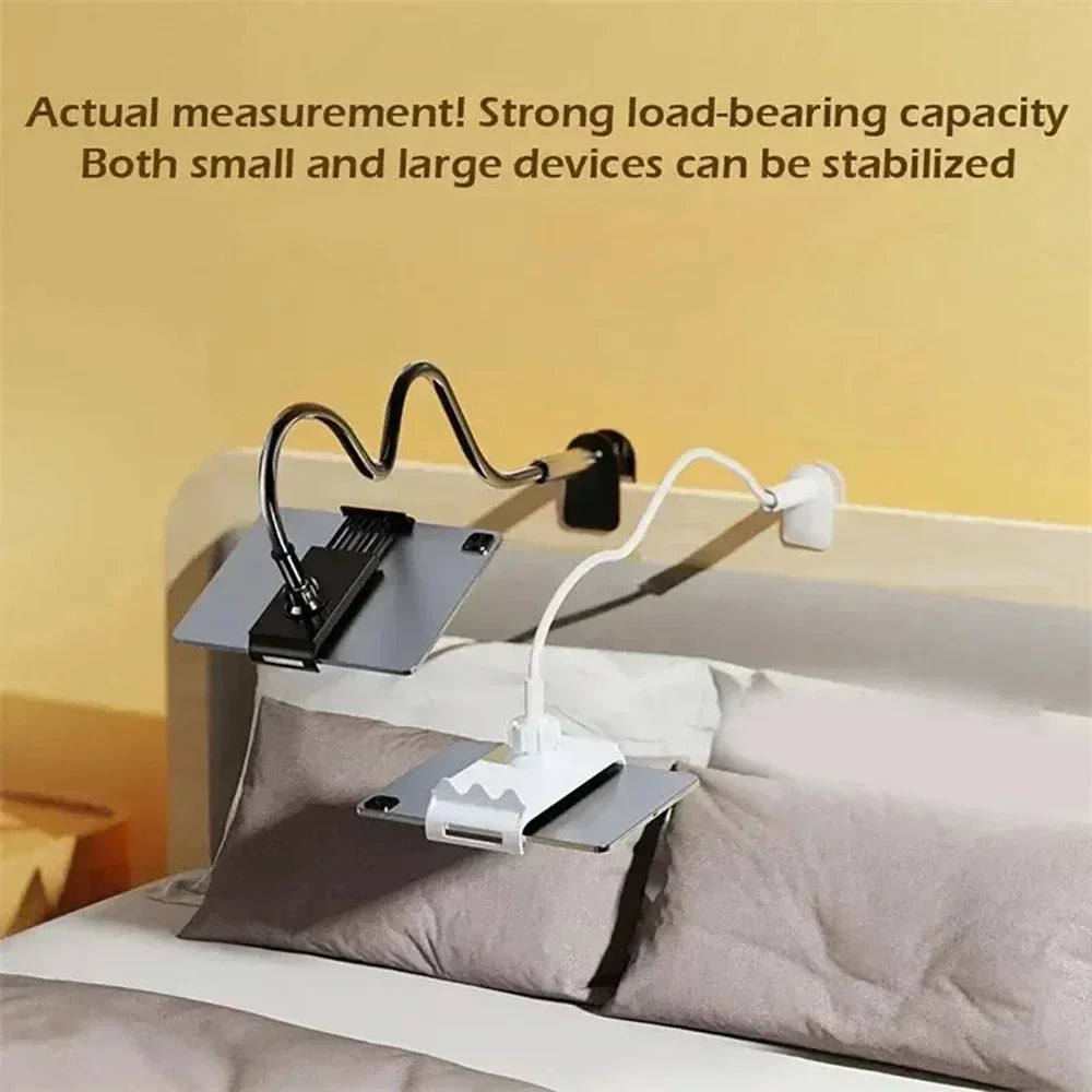 70cm Foldable Bedside Phone & Tablet Clip Stand – iPad & Samsung