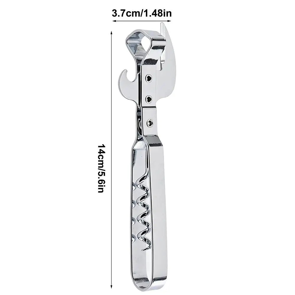 Multifunctional Stainless Steel Bottle & Can Opener | Bar Tool