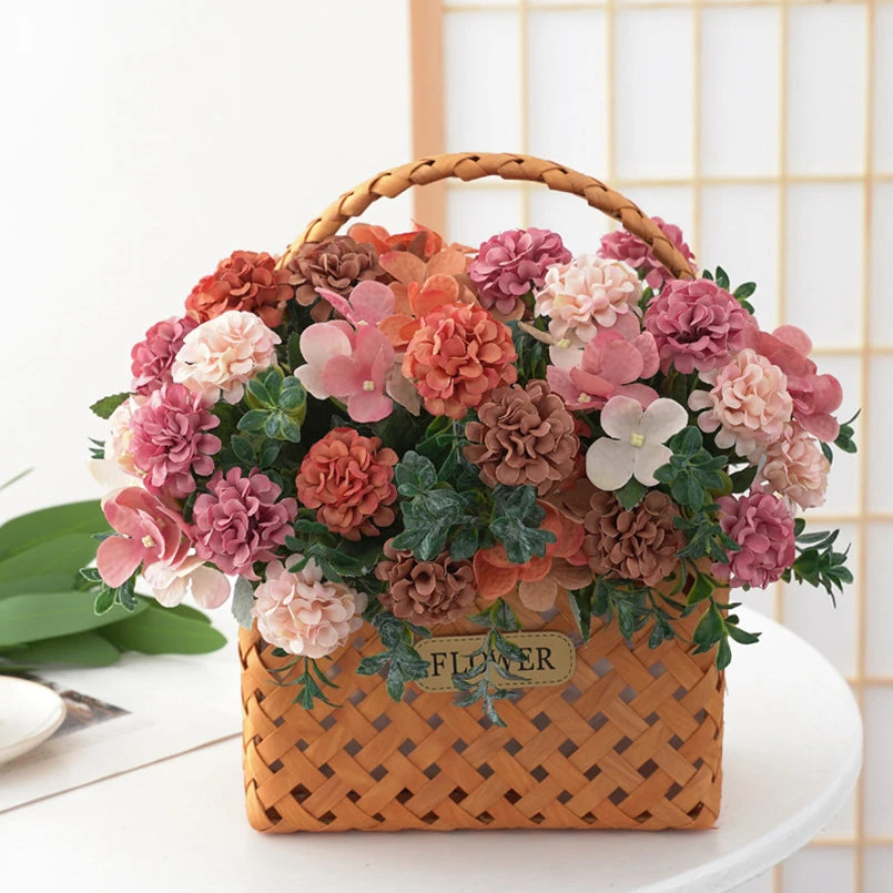 Artificial Silk Hydrangea Bouquet | Wedding & Home Decor