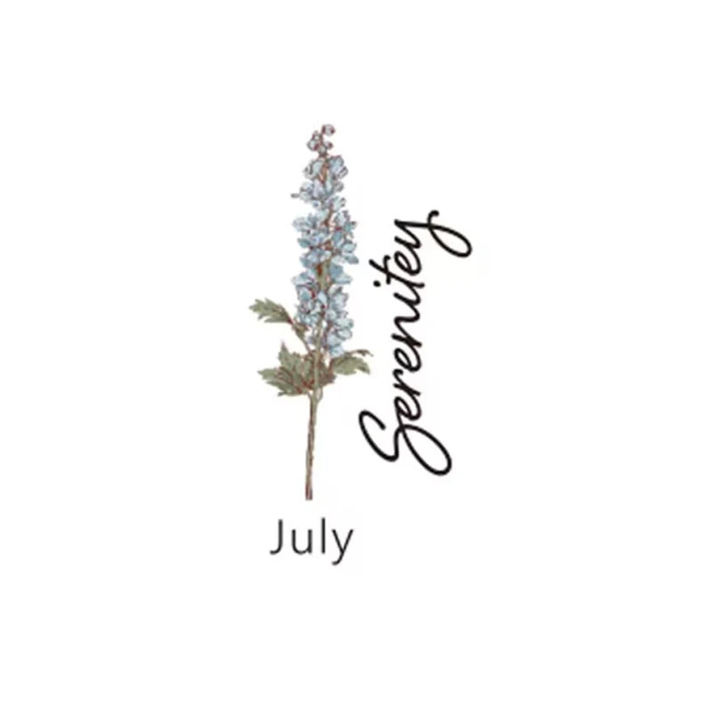 Personalized Name Birth Flower Glass Cup with Bamboo Lid Straw Birthday Gifts Wedding Bachelorette Party Bridal Shower Decorate Peaceful Pleasures Health and Wellness custom style 7 7.5x14.3cm