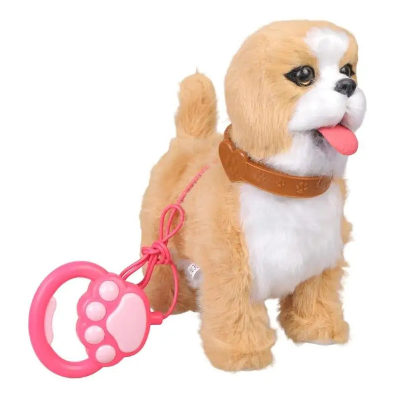 Interactive Electric Talking Plush Dog Toy – Pull String & Barks