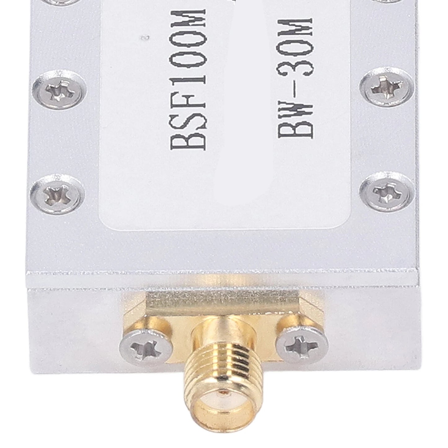 Band Stop Filter 88‑108M Anti FM Interference CNC Aluminum Alloy Shell Passive Notch Filter Broadcast FM Band Stop Filter Peaceful Pleasures Health and Wellness