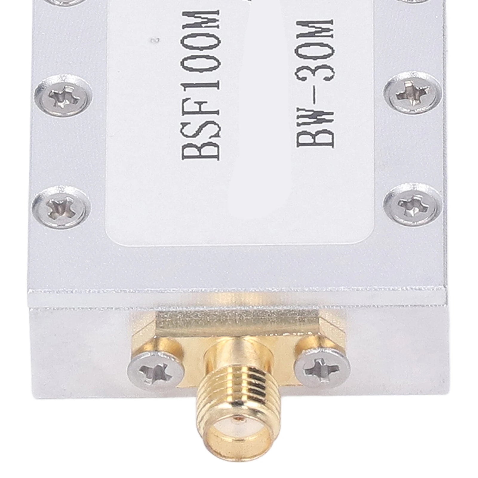 Band Stop Filter 88‑108M Anti FM Interference CNC Aluminum Alloy Shell Passive Notch Filter Broadcast FM Band Stop Filter Peaceful Pleasures Health and Wellness