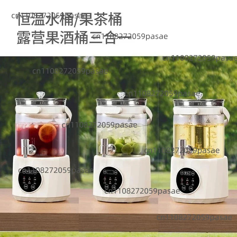 2.8L Glass Health Pot – Tea, Fruit Wine & Stewing | Temp Control