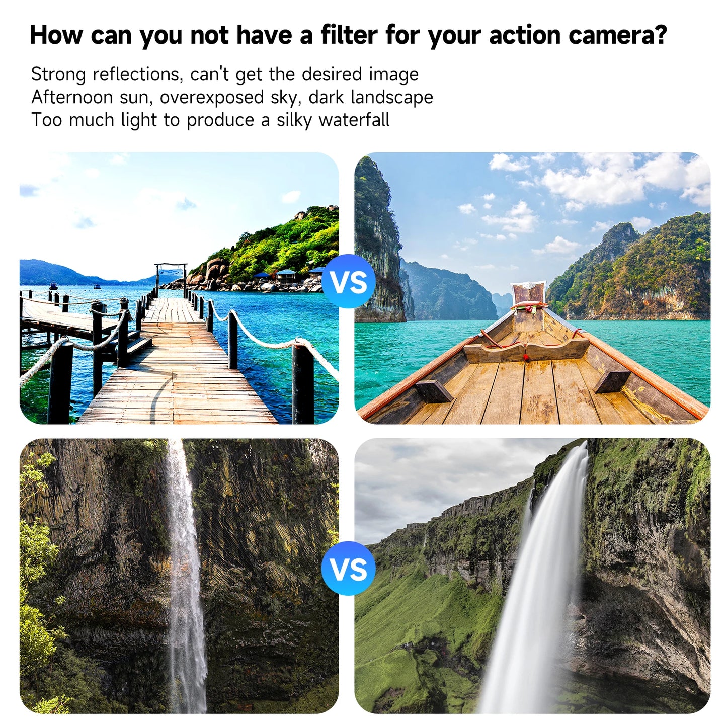 TELESIN CPL ND8 ND16 ND32 Lens Filter Set Aluminium Alloy Frame for DJI OSMO Action 3 4 5Pro ND CPL Lens Filter For DJI 3 4 5pro Peaceful Pleasures Health and Wellness