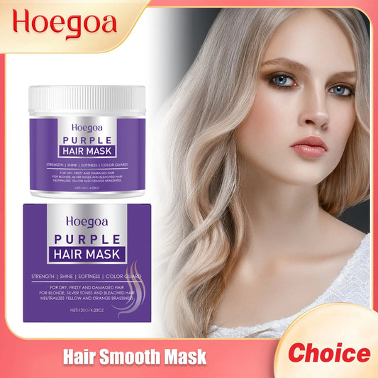 HOEGOA Hair Nourishing Mask – Moisturize, Smooth & Strengthen Hair Nourishing Mask Oasis Select 120g Boxed X2 PCS