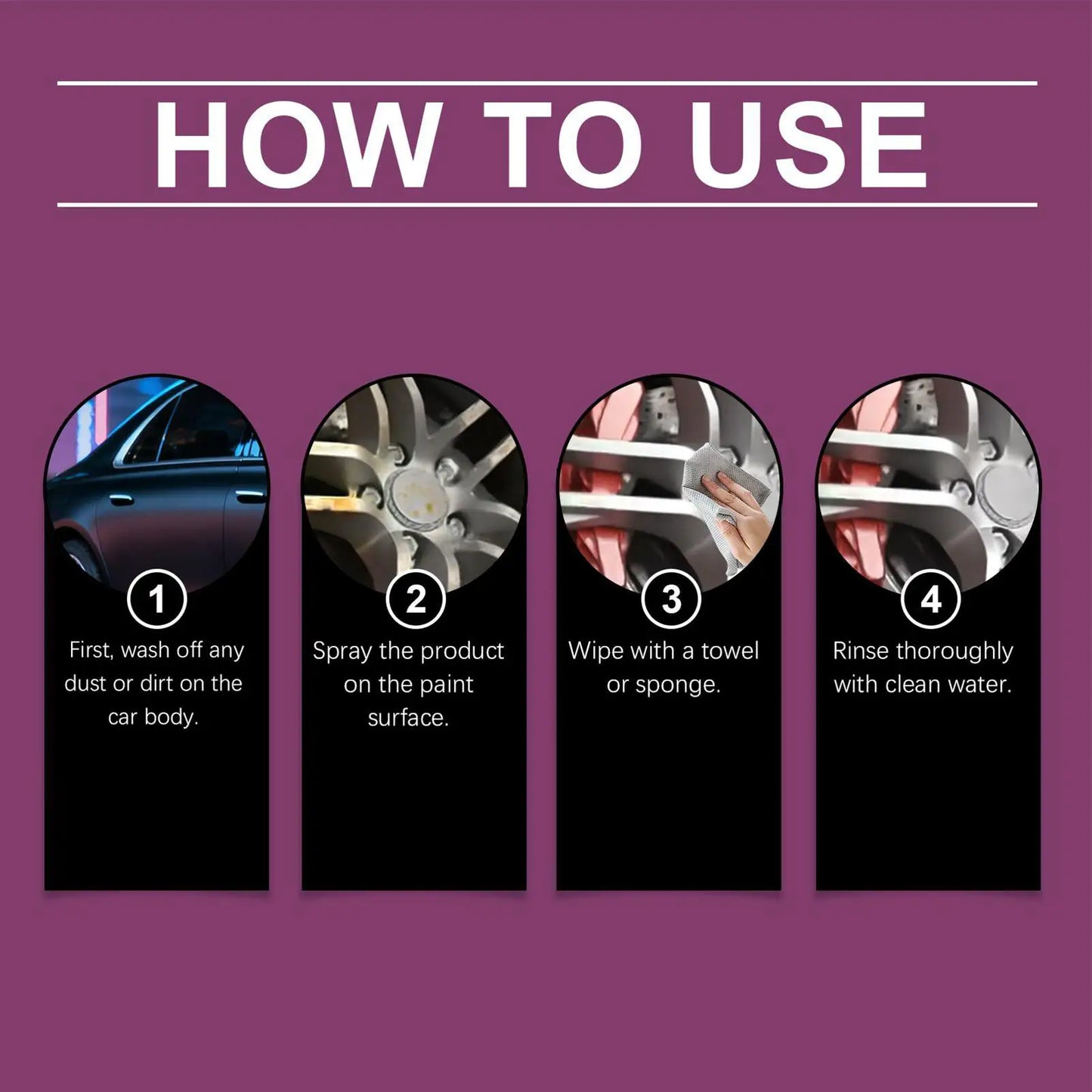 100ml Rust Remover Spray – Car Wheel, Metal & Chassis Protect