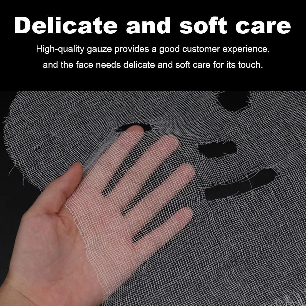 50-Pack Precut Gauze Facial Mask Sheets – Salon & Spa DIY