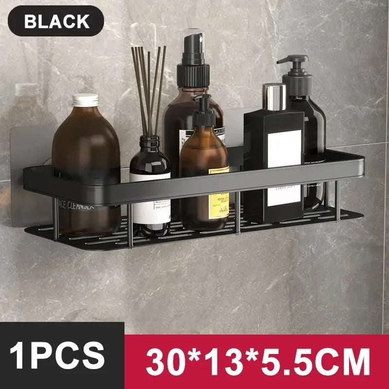 No-Drill Bathroom Shower Shelf | Wall Mounted Storage Organizer