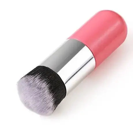 Brush Large Small Fat Pier Foundation Make-Up Brush Bb Cream Mushroom Brush No Powder No Mark Foundation Make-Up Brush Peaceful Pleasures Health and Wellness Silver powder